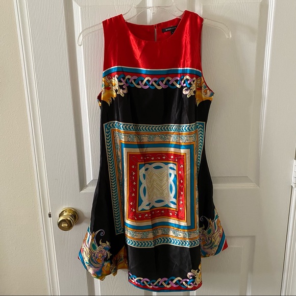 BCBGMaxAzria A-Shape Silk Dress - Picture 1 of 9